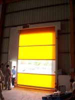 烟台pvc工业卷门防寒门帘透明门快速门高速门