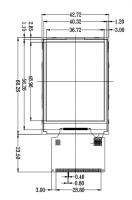 2.4寸a-Si TFT LCD液晶显示屏