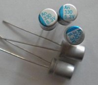 导电聚合物铝电解电容（330uf/6.3v)