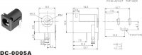 DC插座DC005A  DC插座DC005A带灯轻触