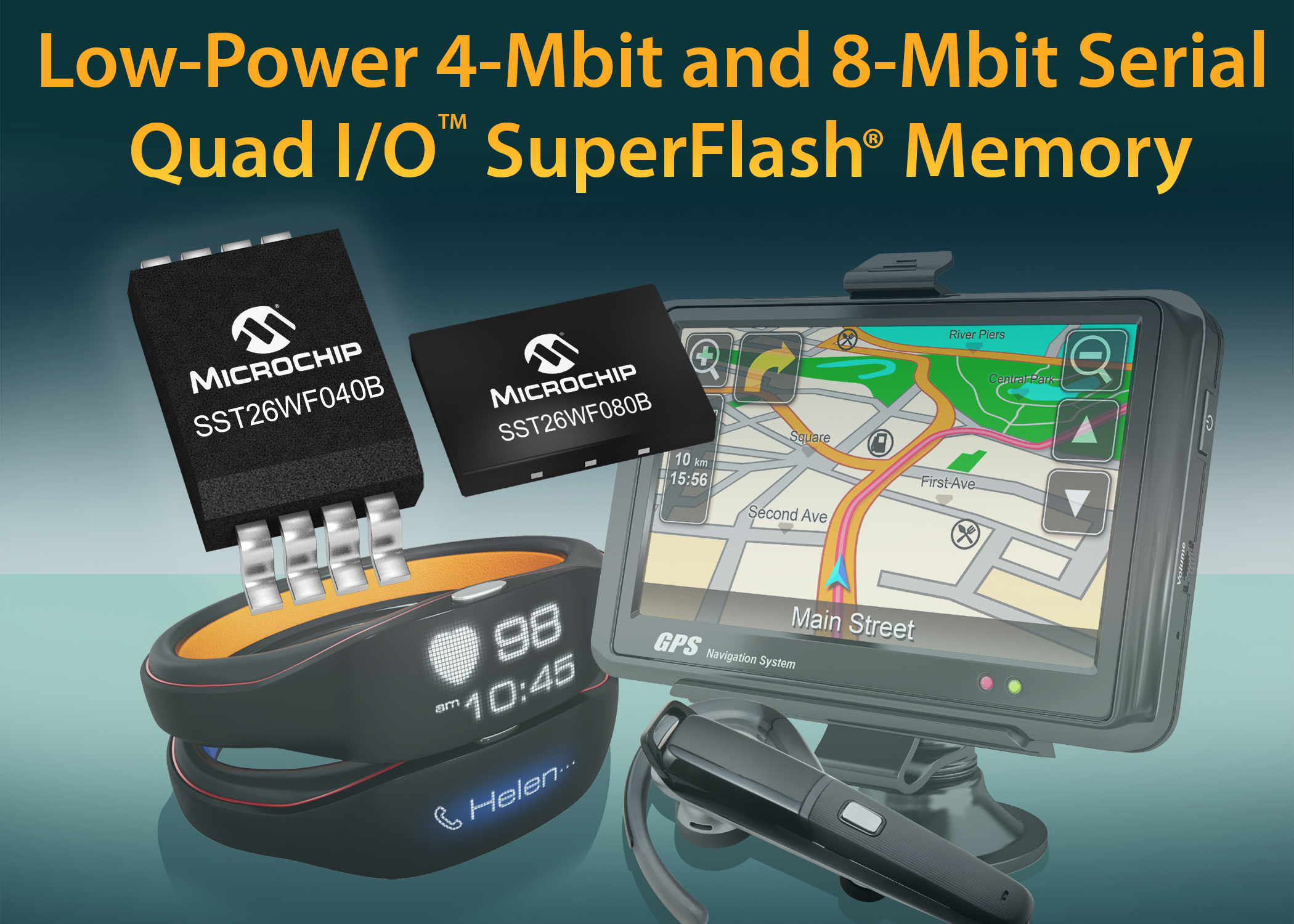 Microchip推出4 Mb和8 Mb 1.8V低功耗存储器，扩展Serial Quad I/O™ SuperFlash®系列存储器件