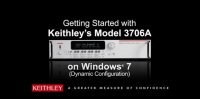 Getting Started with Keithley's Model 3706A