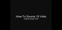 How-To Source 10 Volts