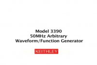 Model 3390 50MHz Arbitrary Waveform/Function Generator