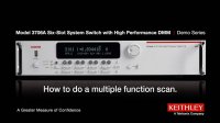 Model 3706A Six-System Switch with High Performance DMM