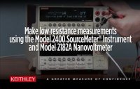 Model 2400 SourceMeter Instrument and Model 2182A Nanovoltmeter