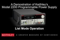 A Demostration of Kerthley's Model 2200 Programmable Power Supply