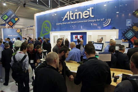 Atmel在2014电子元器件博览会的展位