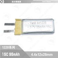 高倍率聚合物锂电芯441228 3.7V 95mAh
