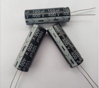 铅笔型铝电解电容100UF400V13X38 13X